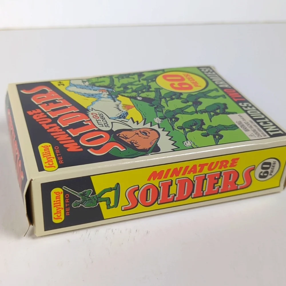 SCHYLLING Retro Miniature Army Soldiers Set Toys Cake Topper